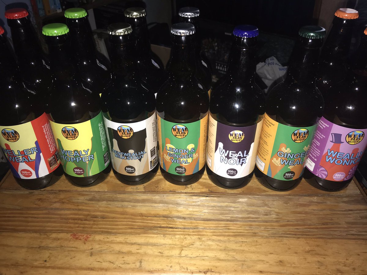 Latest delivery from a local brewery is from <a href="/WealAles/">WealAles</a> - love the labels on these.
I may need to open one to sip while I go through the government’s 50 page document.