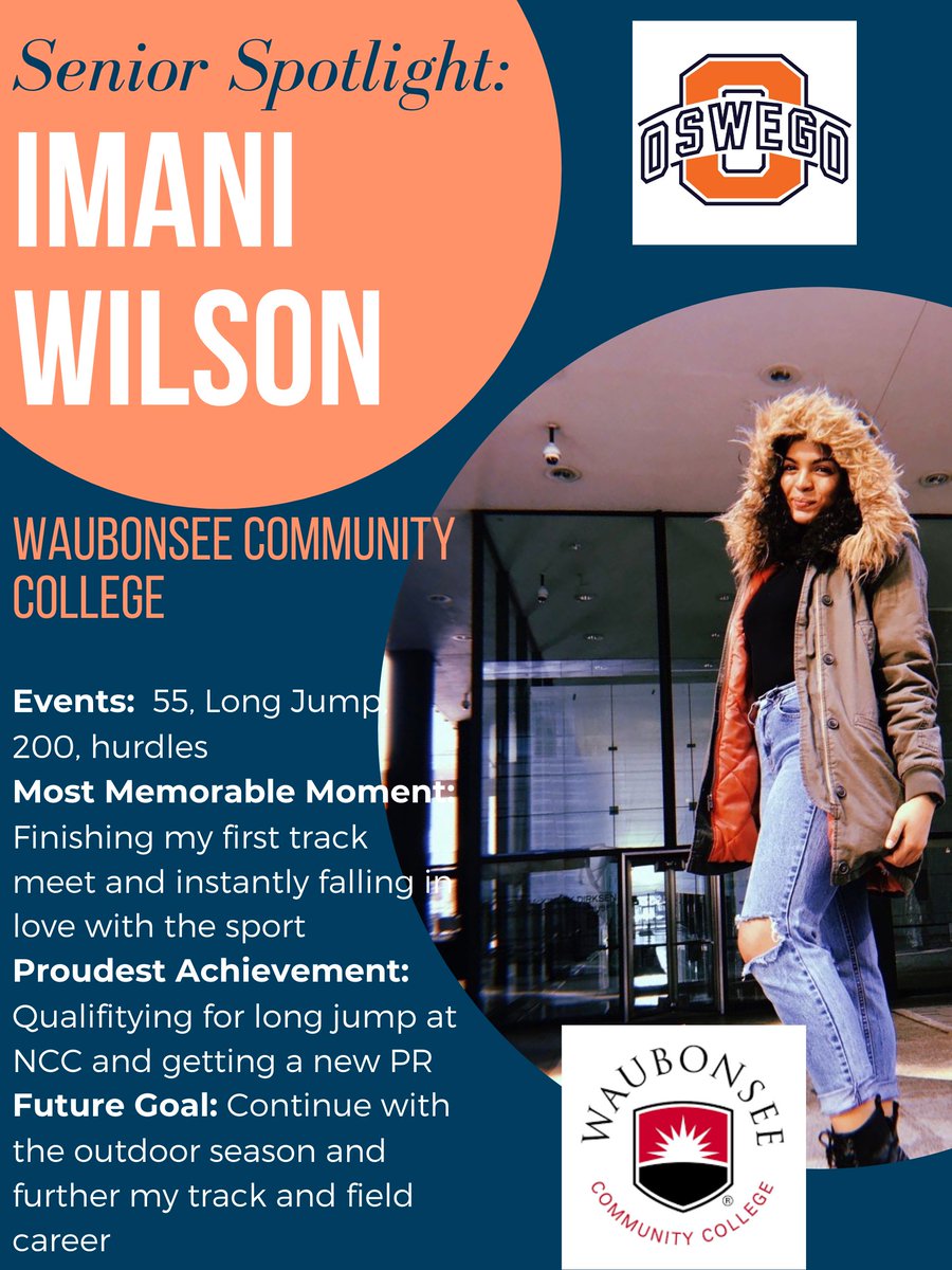 Senior Spotlight: Imani Wilson 

Imani has only been with us this season, but made a big impact! She performed so well at the NCC meet, which was a huge accomplishment for someone just trying our sport. She pushes to get better every single day! #ownyourawesome