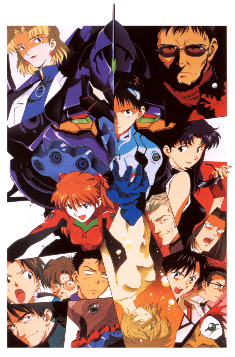 Official Anime Art Box Promos Open Neon Genesis Evangelion