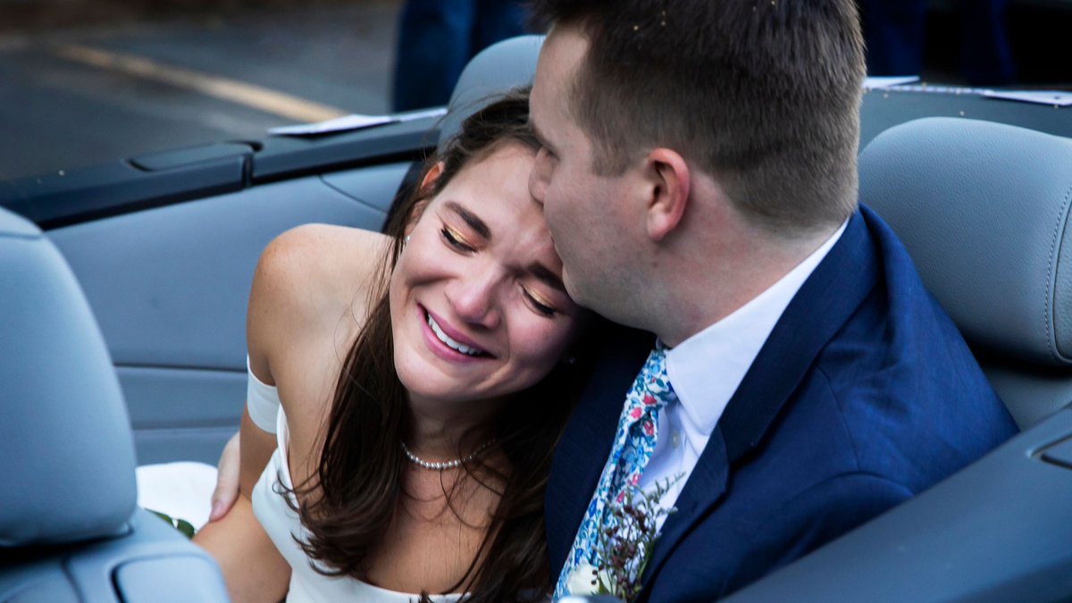 When Caroline Bell '17 and Tyler Peterson began planning their wedding, the world hadn't yet heard of #COVID19. 

On Saturday, their family and friends threw them a caravan wedding. ❤️🖤
