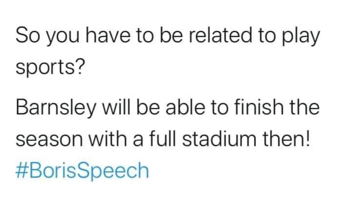FcScawthorpe's tweet photo. #lockdown2020 #BorisSpeech https://t.co/LsgNKnFnjr