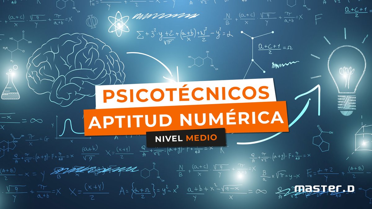 SandraJimenezTV's tweet photo. DIRECTO ON LINE 🗓️12 mayo ⏰17 h.
https://t.co/8T22lPjDtt
A través de los psicotécnicos de aptitudes numéricas, las personas que te van a examinar van a evaluar el manejo que tienes de los números, de las operaciones básicas y tu rapidez numérica.
@masterd 
#Oposiciones https://t.co/dfmCmus5Qd