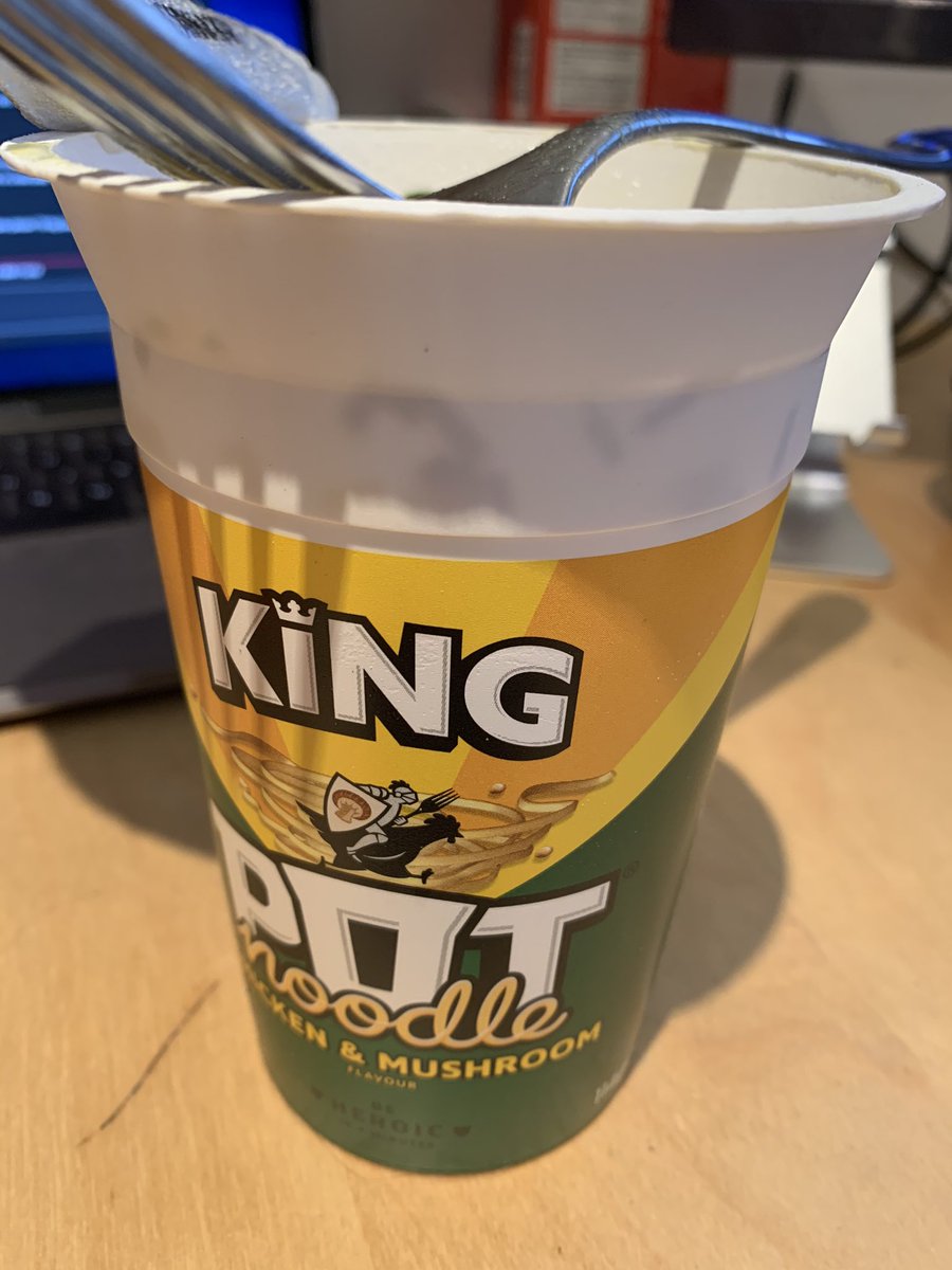 SimonDKelly's tweet image. Week 1 of lockdown - I was having homemade Broccoli &amp;amp; Stilton soup, with crusty rolls. Week 8 ... ‘nuff said.