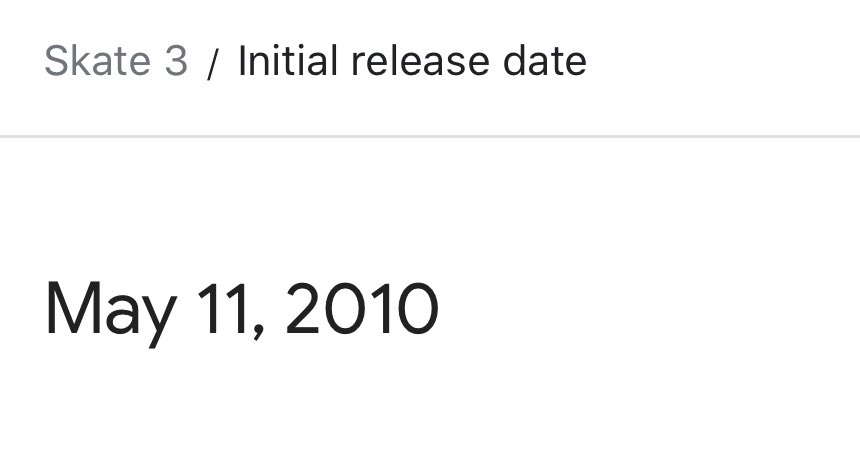 lanche's tweet photo. HAPPY 10 YEAR ANNIVERSARY TO MY FAVORITE VIDEO GAME OF ALL TIME... 

SKATE 3 🥳 https://t.co/KgNk2YTSFR