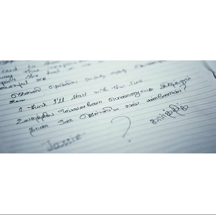 DEEN_STR_FIZooL's tweet photo. Karthik script writing ✒️ #VTV2 #GVM #kathick #im_str_fizool https://t.co/okp3ZzkuJq