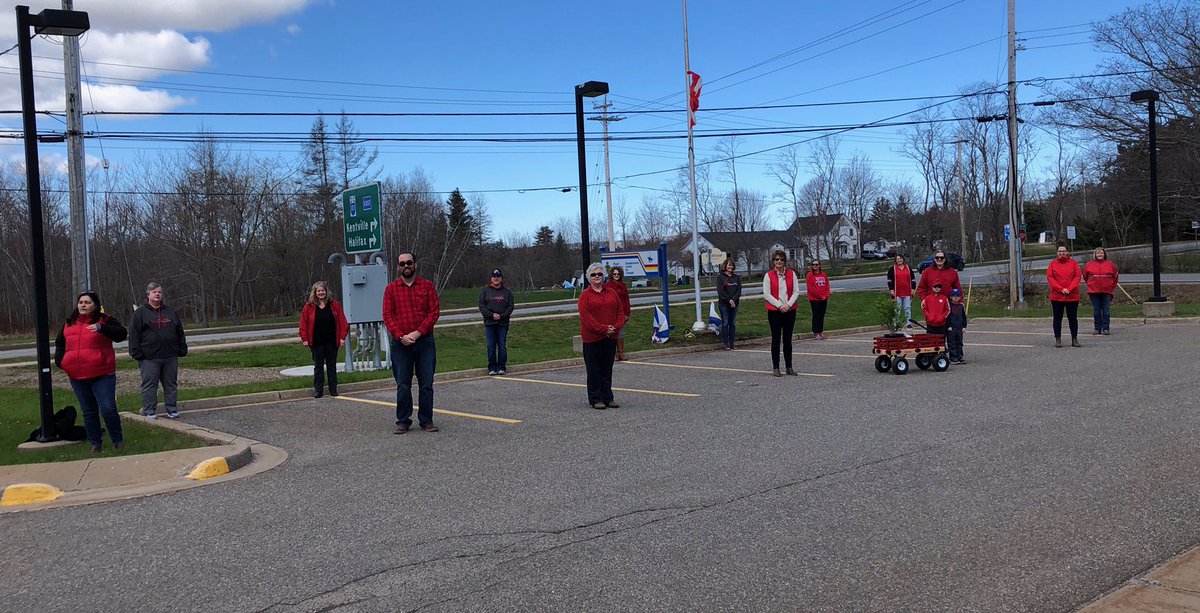 Today representatives from WK family of schools completed a Kindness Challenge for <a href="/RCMPNS/">RCMP Nova Scotia</a> Kingston detachment. Staff made personal contributions towards gift cards,a burning bush in memory of Cst. Stevenson &amp; a donation to Debert Elementary in honour of Lisa McCully. <a href="/AVRCE_NS/">Annapolis Valley Regional Centre for Education</a>