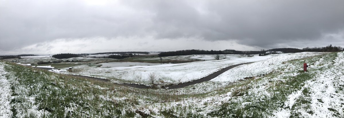 Someone forgot to tell Mother Nature it was Mother’s Day yesterday. #SnowInMay #2020