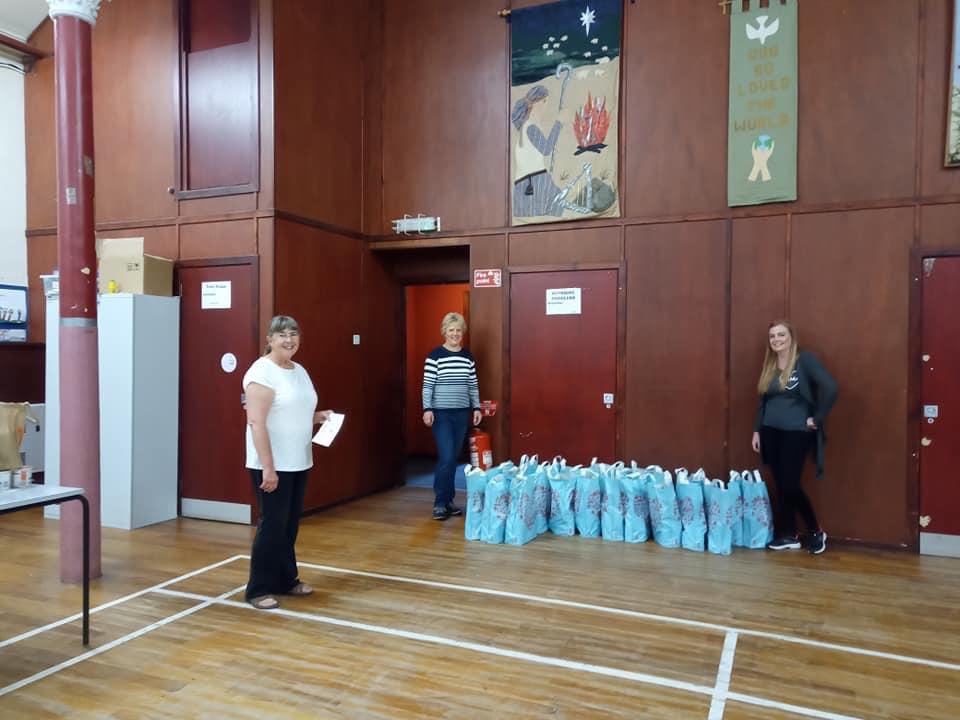 eachurcheshome2's tweet photo. Thanks for kind donations, and willing helpers from EACHa and @NLKkilmarnock, as we made up food parcels for the local homeless community. These will be distributed later in the week. Thanks to all for your support https://t.co/vpJG1lXWTF
