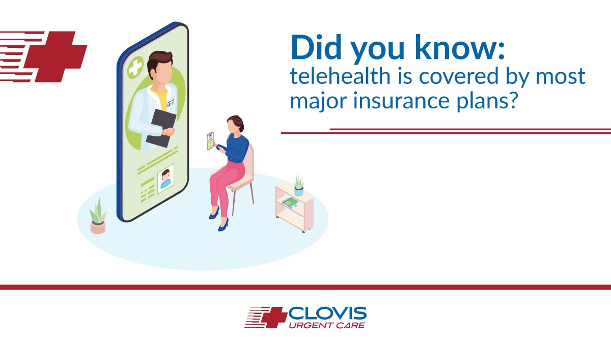ClovisCare's tweet photo. Take advantage of our telemedicine services! 💻📱👨‍⚕‍ One of our online doctors can see you quickly from your smartphone, tablet, laptop, or desktop. Schedule a televisit now by calling (559) 324-7001
#Telehealth #Telemedicine #Televisit #OnlineDoctor #UrgentCare https://t.co/YtG7GD7gc8