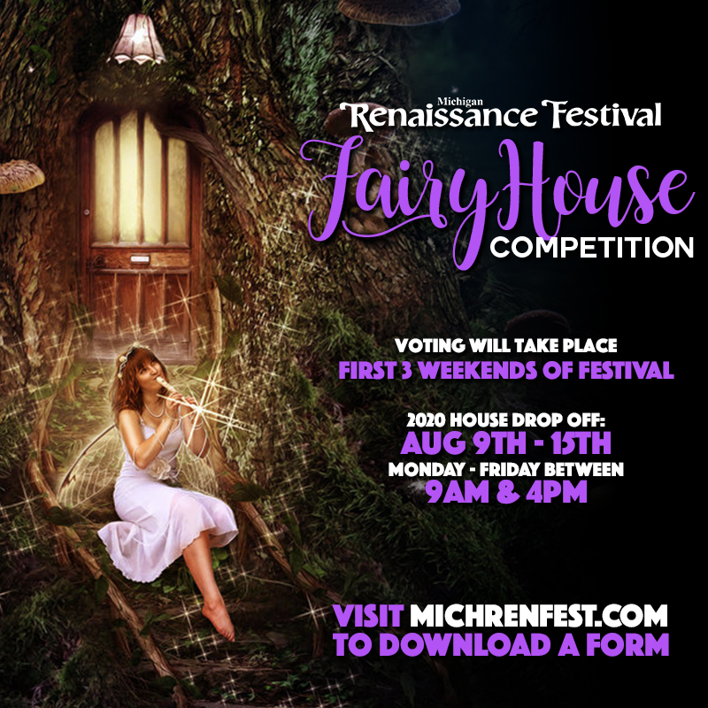 Get your Fairy House ready for the Festival! #MichRenFest #makeitmonday