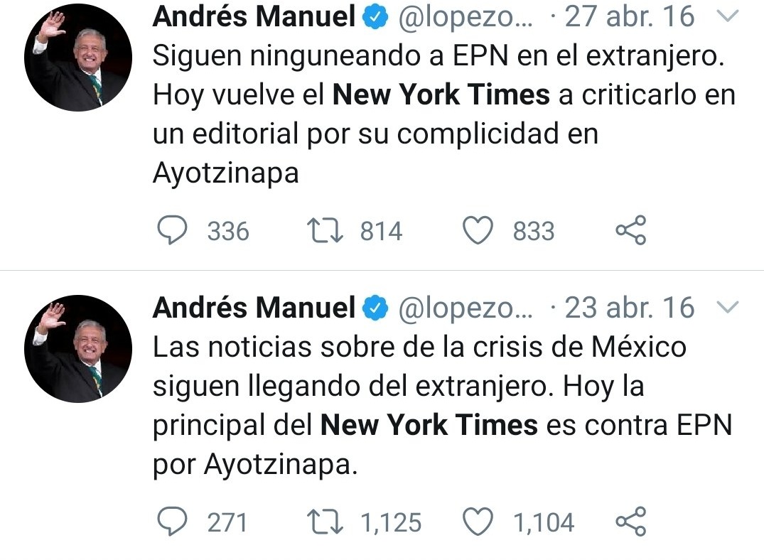 elalfredo89's tweet photo. @ManuelTenedor @jrisco @lopezobrador_ Cuando me conviene es es un referente en información y cuando me atacan tienen poca ética. https://t.co/a4Qa9Ttp8D
