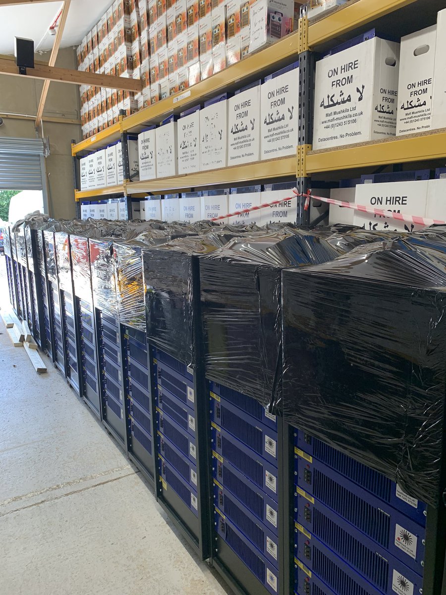 HeatLoadCoUk's tweet image. Busy Monday at the Heatload HQ preparing 2 #DataCentre projects:

Project 1 - 1MW made up of 18kw temporary racks with rack mounted #ServerEmulators and distribution.

Project 2 - 3.5MW made up of 15kw 3-Phase floor standing #HeatLoad units and distribution.