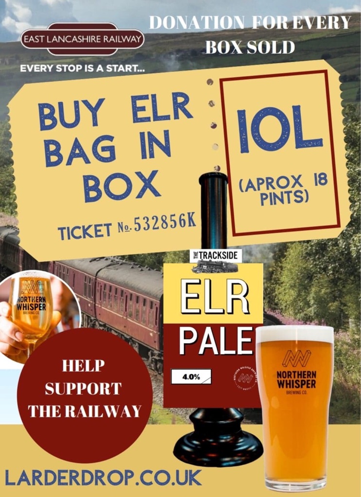 Help support the Railway and treat yourself to some ELR Pale. 🍺🍺🍺 Purchase it here: bit.ly/2AgxCFD