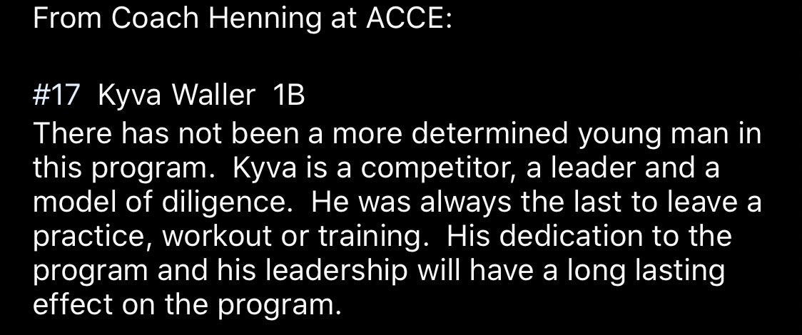 BCPSSBaseball's tweet photo. Kyva Waller of ACCE is the 30th #BCPSSBaseballSeniorSpotlight. Each day, @BcpssAthletics Baseball Coaches has been highlighting the contributions of a Baltimore City senior who is missing out on their last year of baseball. Please like or retweet!

From Coach Henning at ACCE: https://t.co/RlPD8d2uJ2