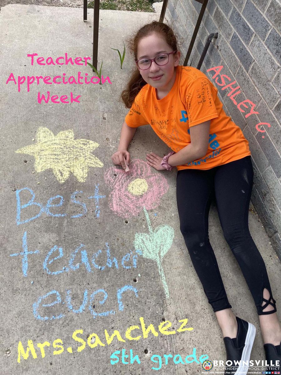 BrownsvilleISD's tweet photo. A special Thank You to the amazing teachers from Pullam Elementary. #BISD #TheBestChoice #ThankATeacher #TeacherAppreciationWeek #Pullam https://t.co/wYraPXFAQz