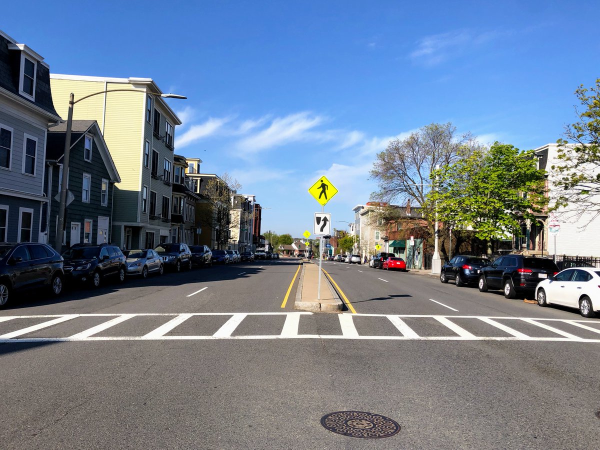 Two people can't safely pass each other on the sidewalk, but 60' of mostly empty space for cars. 

Unsafe, inequitable, unacceptable.