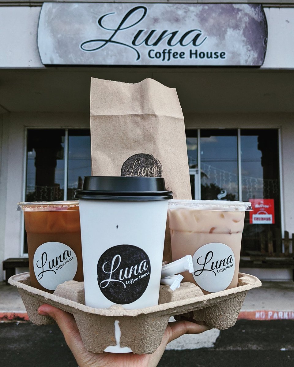 lunacoffeeh's tweet photo. Hello Monday! Order for "Pick Up" with no extra fees and contactless via Google Maps📍, search for "Luna Coffee House" and place an order📲 we will take it to your car 🚙 and keep supporting small businesses 💙 we're open from 11-8pm #QuedateEnCasa #MondayMotivation #MondayMood https://t.co/e2wjo5HwYR