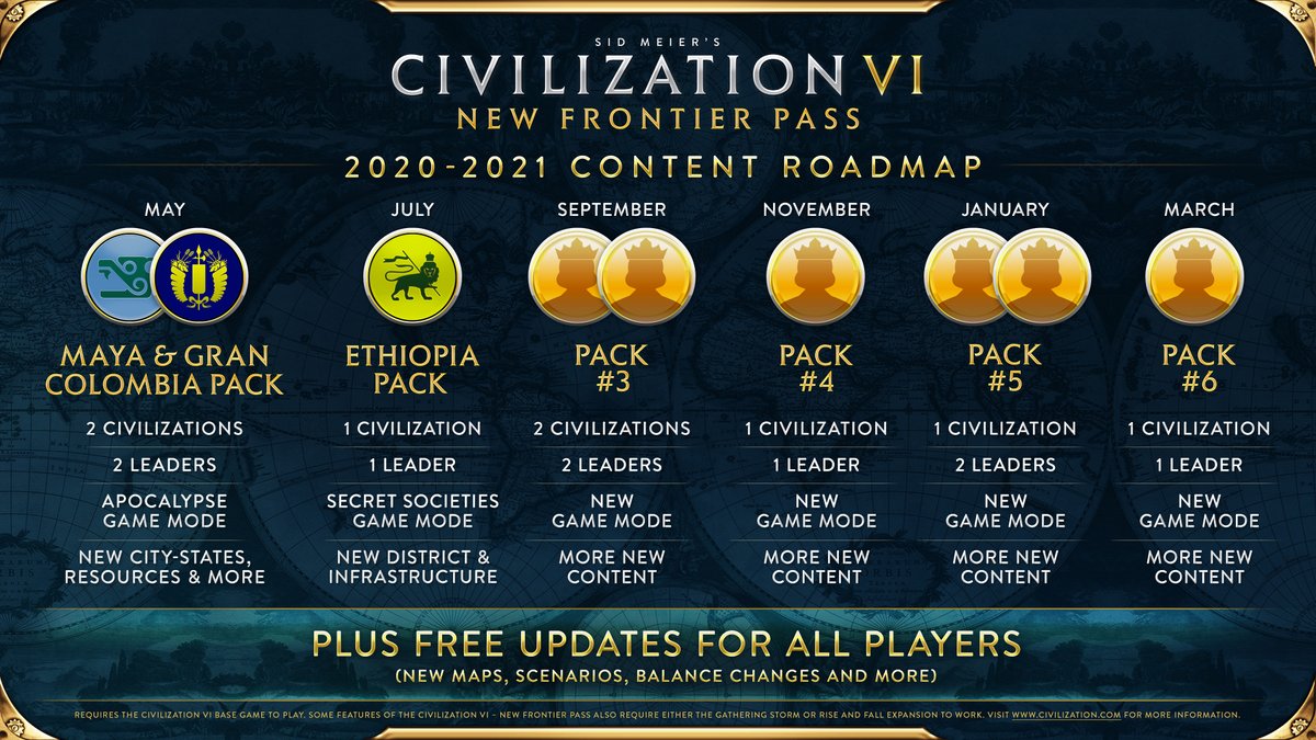 CivGame's tweet photo. It's going to be an exciting year for Civilization VI. 😎 https://t.co/EriM69aSbo