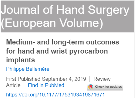 JHSEur's tweet photo. medium and long term #outcomes for hand and wrist #joints #arthritis #pyrocarbon #implants #handsurgery
https://t.co/4JIpvlmeOm https://t.co/nKji18e1NT