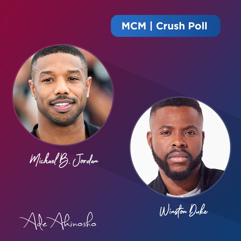 #MCM
We're going to keep toying with the idea of Forces of Destiny as a Movie. That said, who is more a "Steve" Michael.B.Jordan or Winston Duke ?