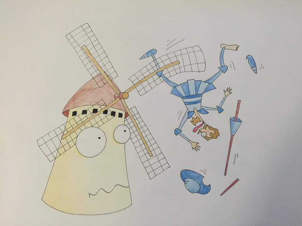 CSC_Granada's tweet photo. Gema Gómez es profesora de Plástica 🎨, entre otras asignaturas, en Secundaria y Bachillerato. Con motivo del #DiaDelLibro realizó estos originales dibujos de nuestra obra literaria más internacional. #SomosFeSofíaBarat #YoMeQuedoEnCasa #elcolesigue https://t.co/mCe28IwZlm