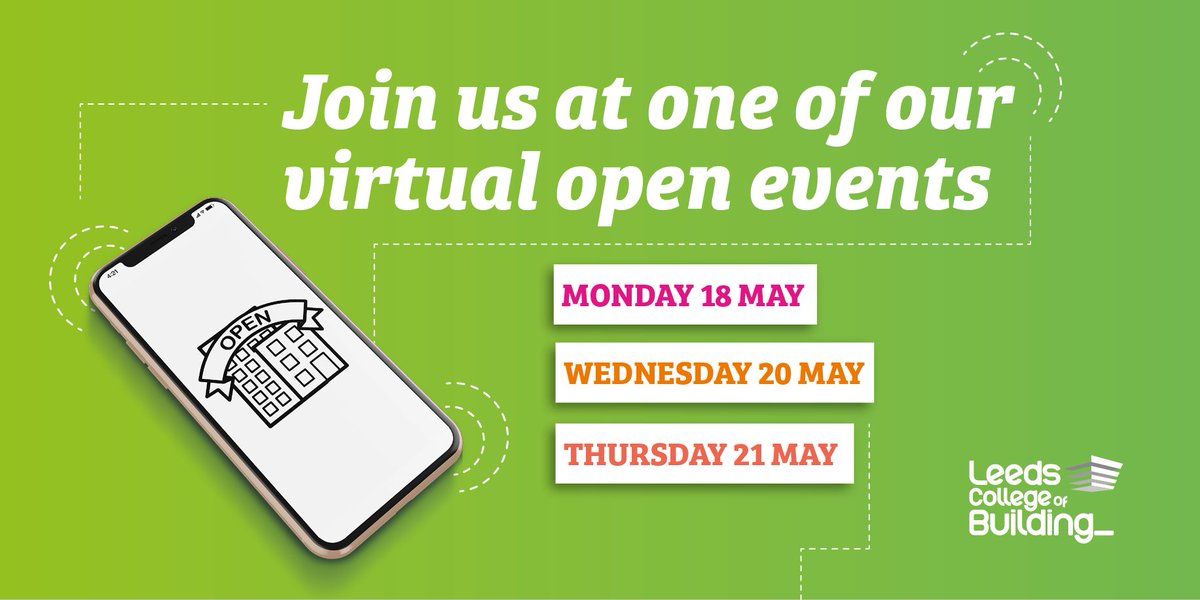 Join the College Team at one of our Virtual Open Events. Find out more about starting or furthering your career in Construction &amp; the Built Environment. Read more and register for the events here: lcb.ac.uk/events/
#Courses #Apprenticeships #HigherEducation