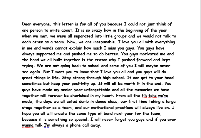 A special message to Dance 4 from <a href="/jessiccaaahenry/">Jess</a>
