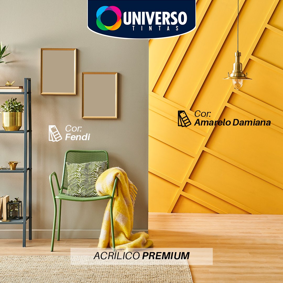 universotintas's tweet image. 💛Já falamos aqui sobre combinações de cores, e uma cor que não poderia faltar nessas dicas é o Amarelo. Ele contrasta bem com o Branco, Cinza e também com o nosso tom Fendi.

#cores #combinacao #amarelo
#amarelodamiana #fendi #premium
#tintadequalidade #abrafati #universotintas