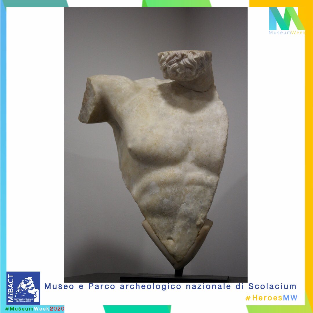 museoscolacium's tweet photo. #MuseumWeek #MuseumWeek2020 #HeroesMW @MuseiCalabria
Un #fusto d’altri tempi!
Torso e parte della testa barbata
pertinenti a statua iconica
in seminudità eroica (II sec d.C) https://t.co/0akANx5OnY