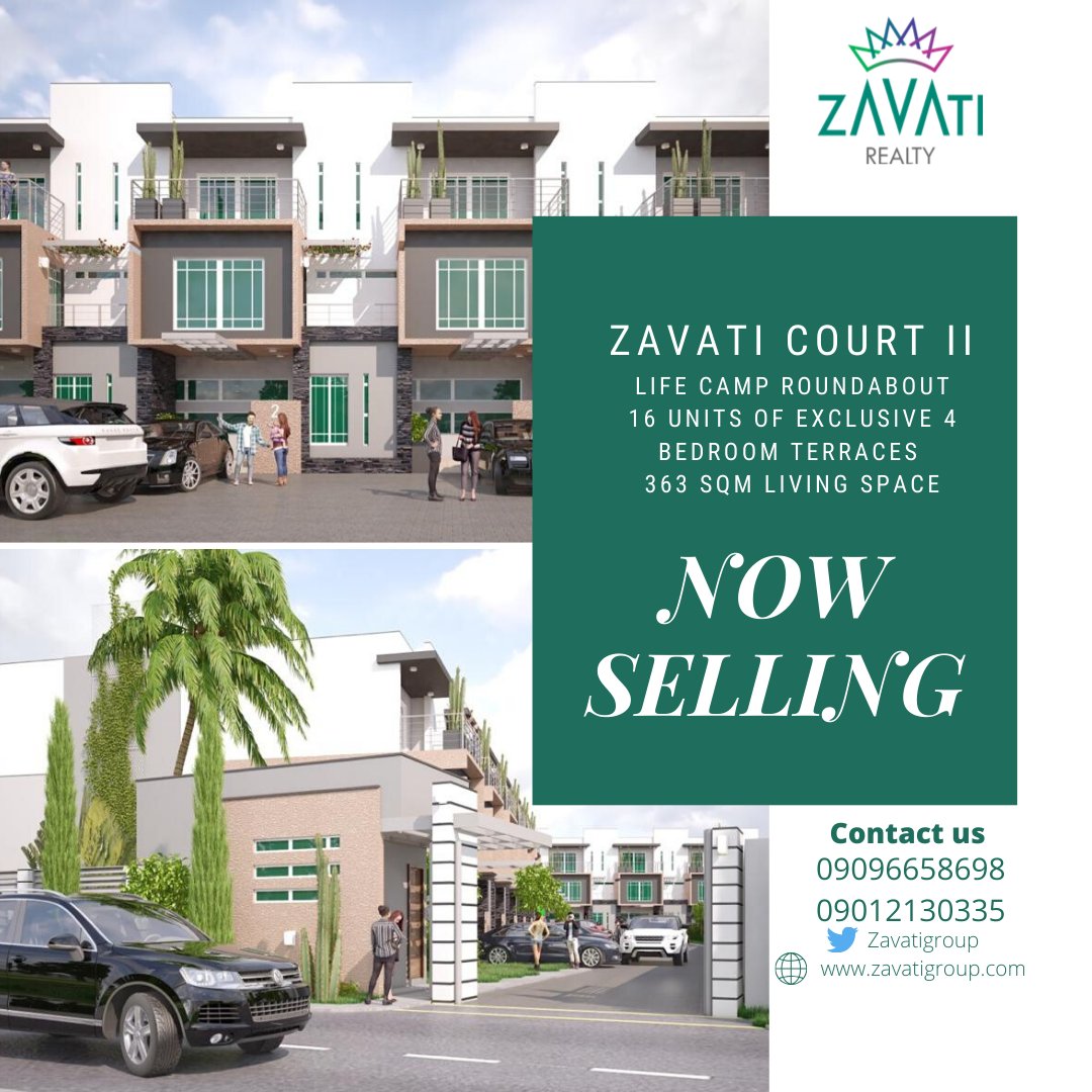 zavatigroup's tweet photo. Zavati court II Now selling
CONTACT US
09096658698 https://t.co/SeBdGGSZwb