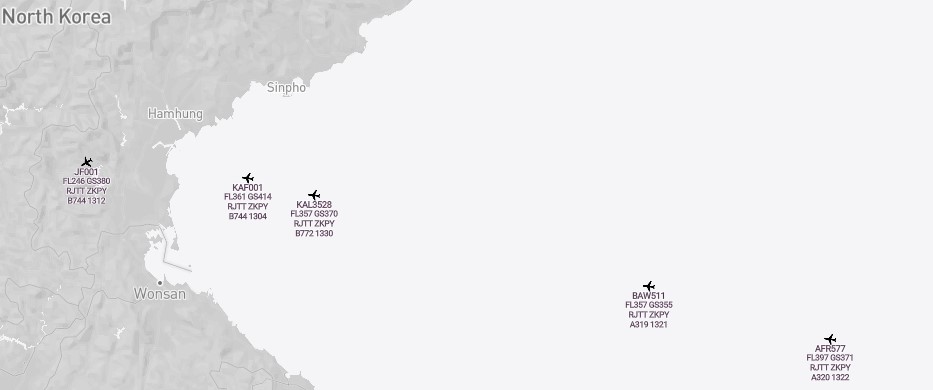 tsute2's tweet image. 各国首脳が集まったあの北の国にて。皆さん2時間半フライトおつかれさまでしたー！ #virtualflight #headingnorth #niceflight