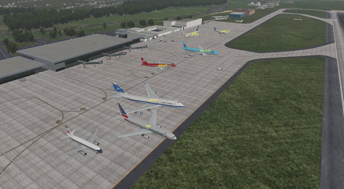 tsute2's tweet image. 各国首脳が集まったあの北の国にて。皆さん2時間半フライトおつかれさまでしたー！ #virtualflight #headingnorth #niceflight