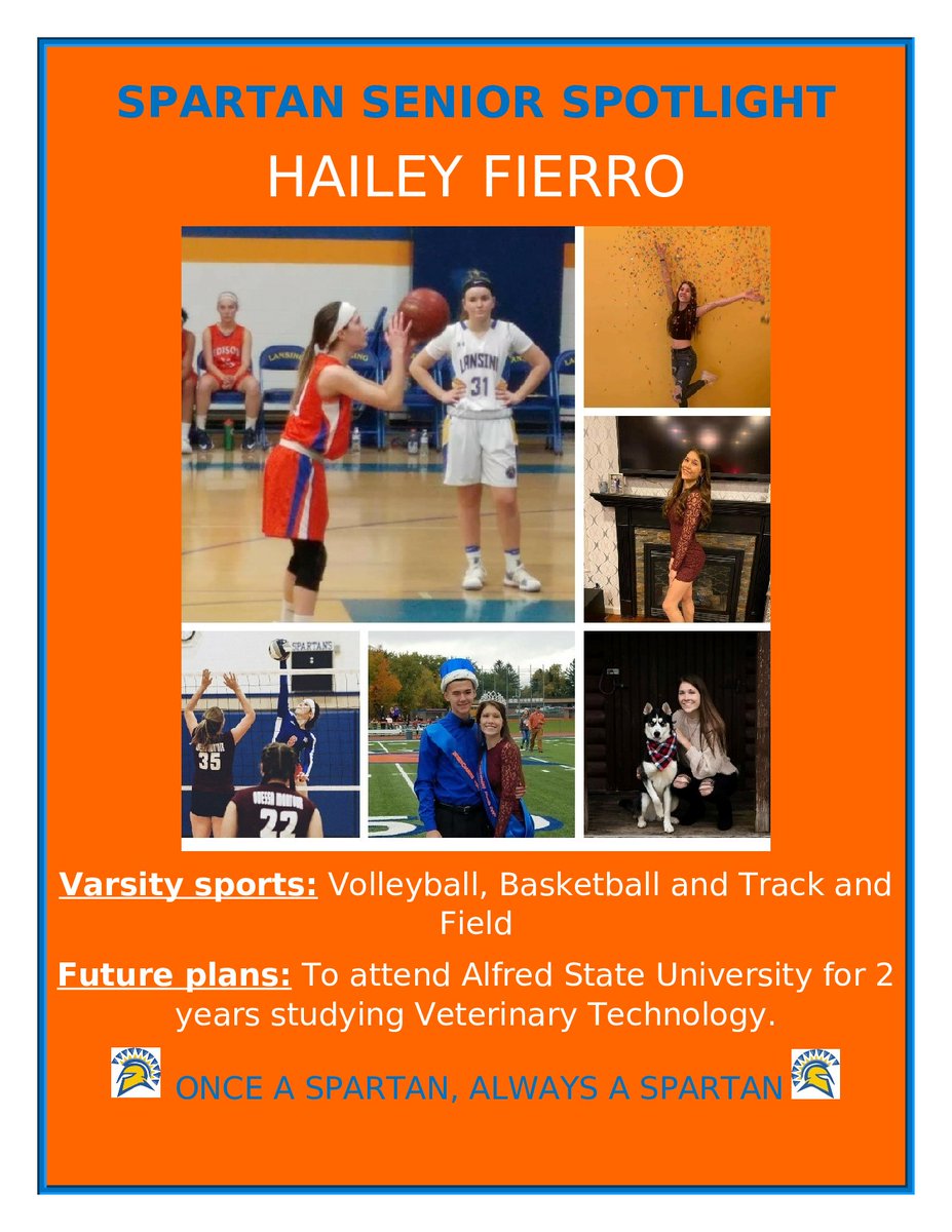 SPARTAN SENIOR SPOTLIGHT: HAILEY FIERRO #FortheHeights