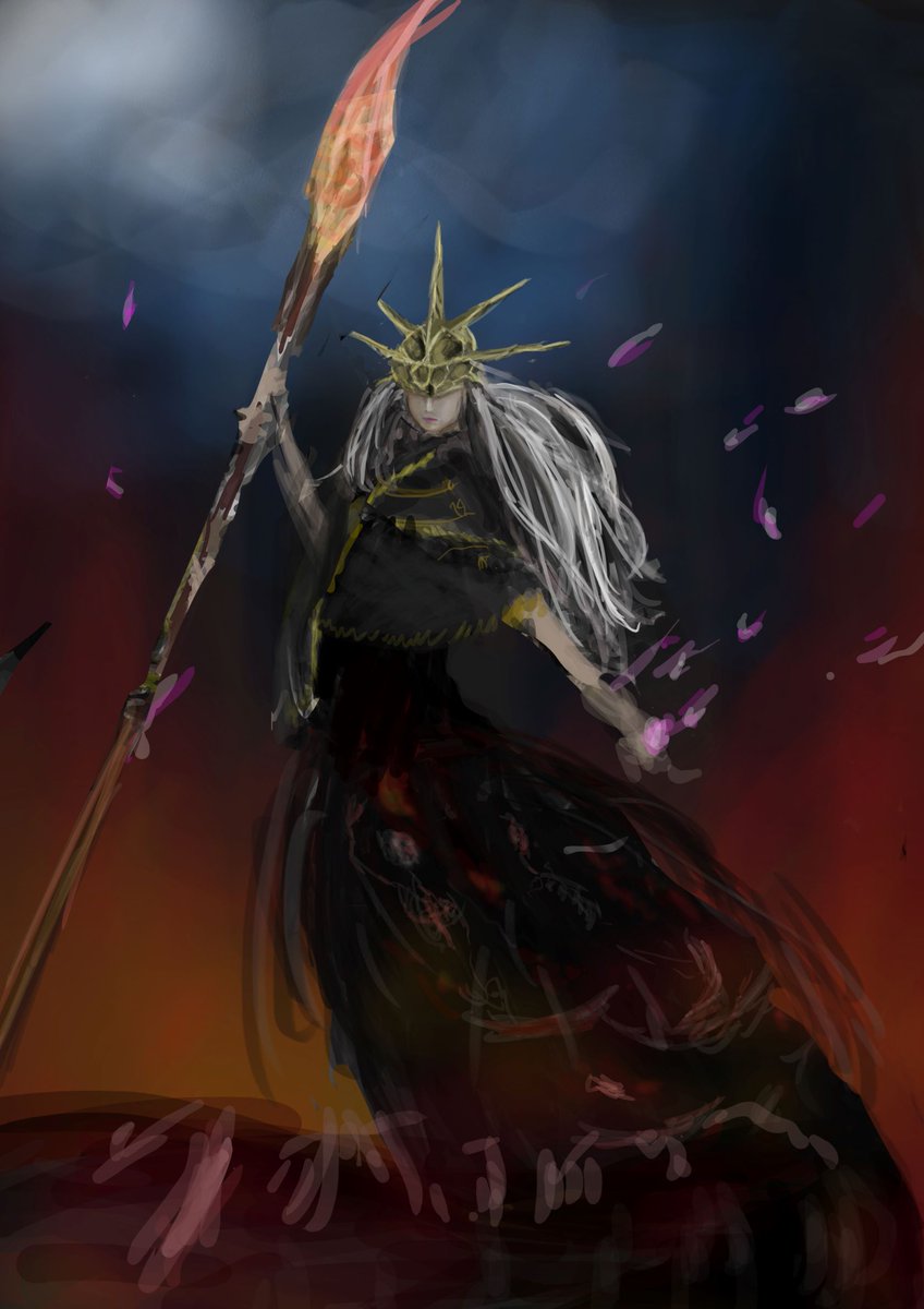 ট ইট র Genki たまに浮上 絵の進捗 好きなゲーム ダークソウル3 よりエルドリッチを描いています 昨日背景を描こうとして 描けず キャラクターに変更しました笑 まだざっくりと描いているだけですが 絵のレパートリーも増やしていきたいです