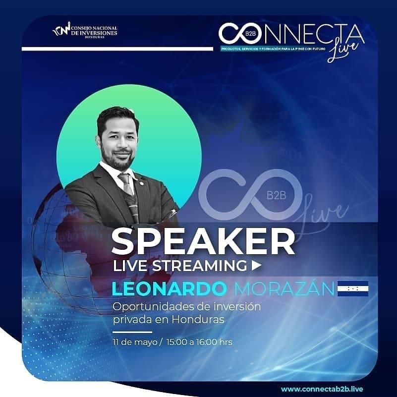 leo_morazan's tweet photo. Oportunidades de Inversion Privada en #Honduras, en nombre del @CNI_HN. Iniciamos la primera #ExpoVirtual regional: #ConnectaB2BLive.
#REGÍSTRATE en https://t.co/6haSOWiWsM, y entra a la "Salas de Conferencias". #ConnectaLive #Honduras https://t.co/s52o9kWF9d