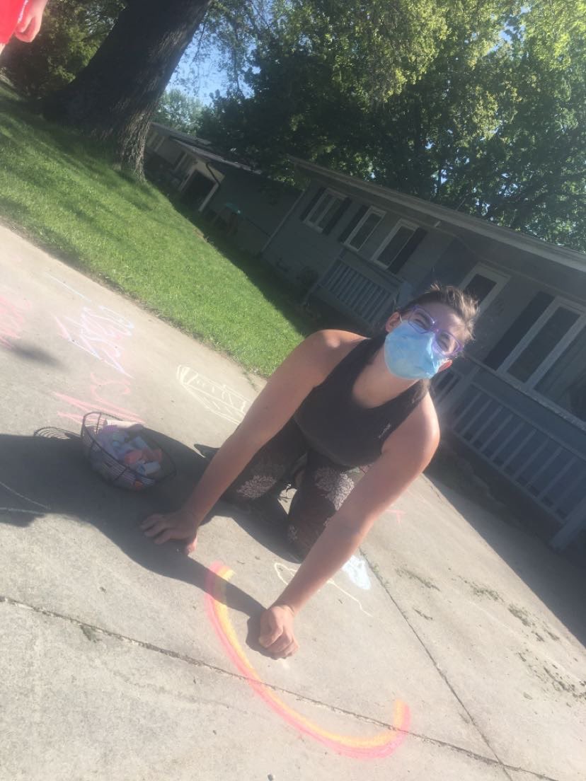 WamegoS's tweet photo. More and more teacher appreciation and birthday “chalk bombs” because we love our school and community! #wamegostrong https://t.co/6sVu8Bezf5