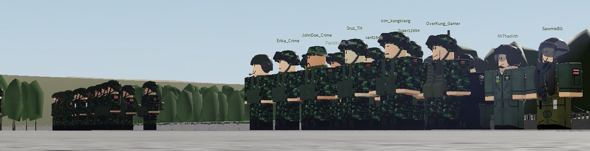 Opening ceremony for the armed forces-wide combined training exercise at Romklao, 16:00 ICT