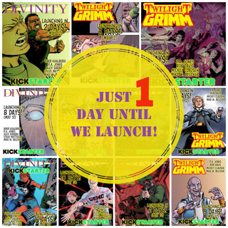 SilverlineComic's tweet photo. Tomorrow is the Day‼️ Set your clocks to be the first to support and back these talented creators.
.
.
#silverlinecomics #makeminesilverline #comicbooks #indiecomics #indycomics #kickstarter #talentedcreators #silverlineteam #writer #artist #inker #colorist #editor #letterer https://t.co/eTBtskKrCu