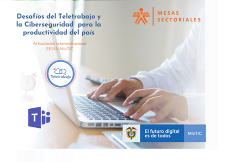 mselectrico's tweet photo. Las Mesas Sectoriales del @SENAComunica invitan a participar a todas las Entidades de Formación para el Trabajo a la Conferencia: Desafíos del Teletrabajo y la Ciberseguridad para la Productividad del País; los días 12  de mayo - 8:30 a.m. o el día 14 de mayo de 2020 - 2:30 p.m https://t.co/Annm8cwtbz