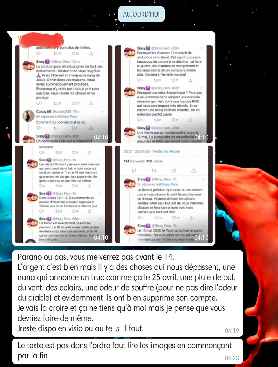 Parisbynwar's tweet photo. un mec de mon taf il a sorti" jpeu pas tafer ya fin du monde" oklm😂😂 #odeurs #odeur #deconfinementjour1 #sissy_pera https://t.co/e638tiDYJ9