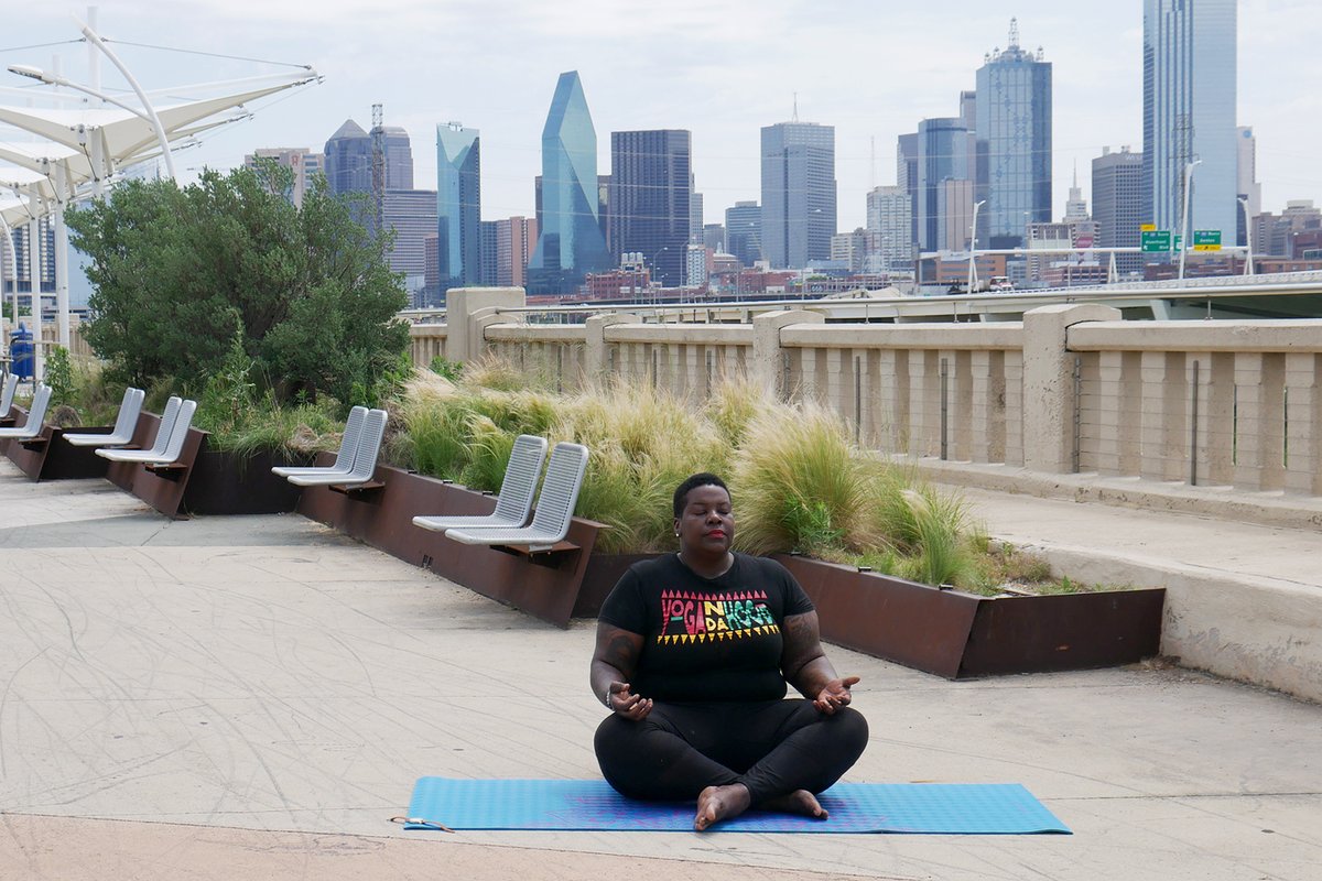 trinityparkc's tweet photo. Just released! Watch and follow along with this 18 minute yoga routine, led by @YogaNDaHood's Ebony Smith. https://t.co/hVBZ6XaZTs

On Thursday, May 7 this session was streamed live from the Ron Kirk Bridge as part of the Conservancy's virtual #SeasonsatSimmons programming. https://t.co/z7XREVVDhH
