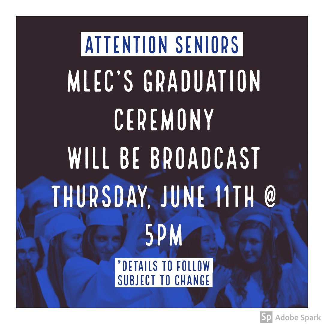 MLECJaguars's tweet photo. ATTENTION @mlec2020 More information to come! 🎓🐆 https://t.co/AgrKV9vY3k