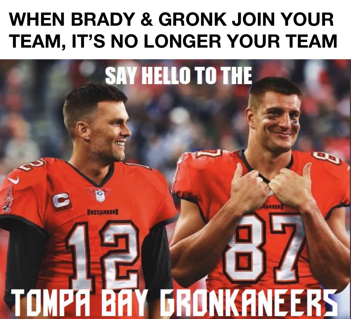 3rdDrawerDown's tweet photo. #Tompabay #Gronkaneers #Buccaneers #Gronk #TomBrady https://t.co/EYM6pWYaaM