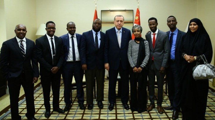 Omar led the Minnesota-based Somali delegation that met with Erdogan. This "job interview" , gave Omar the stamp of approval from the Spiritual caliph and political leader of Muslim Brotherhood .