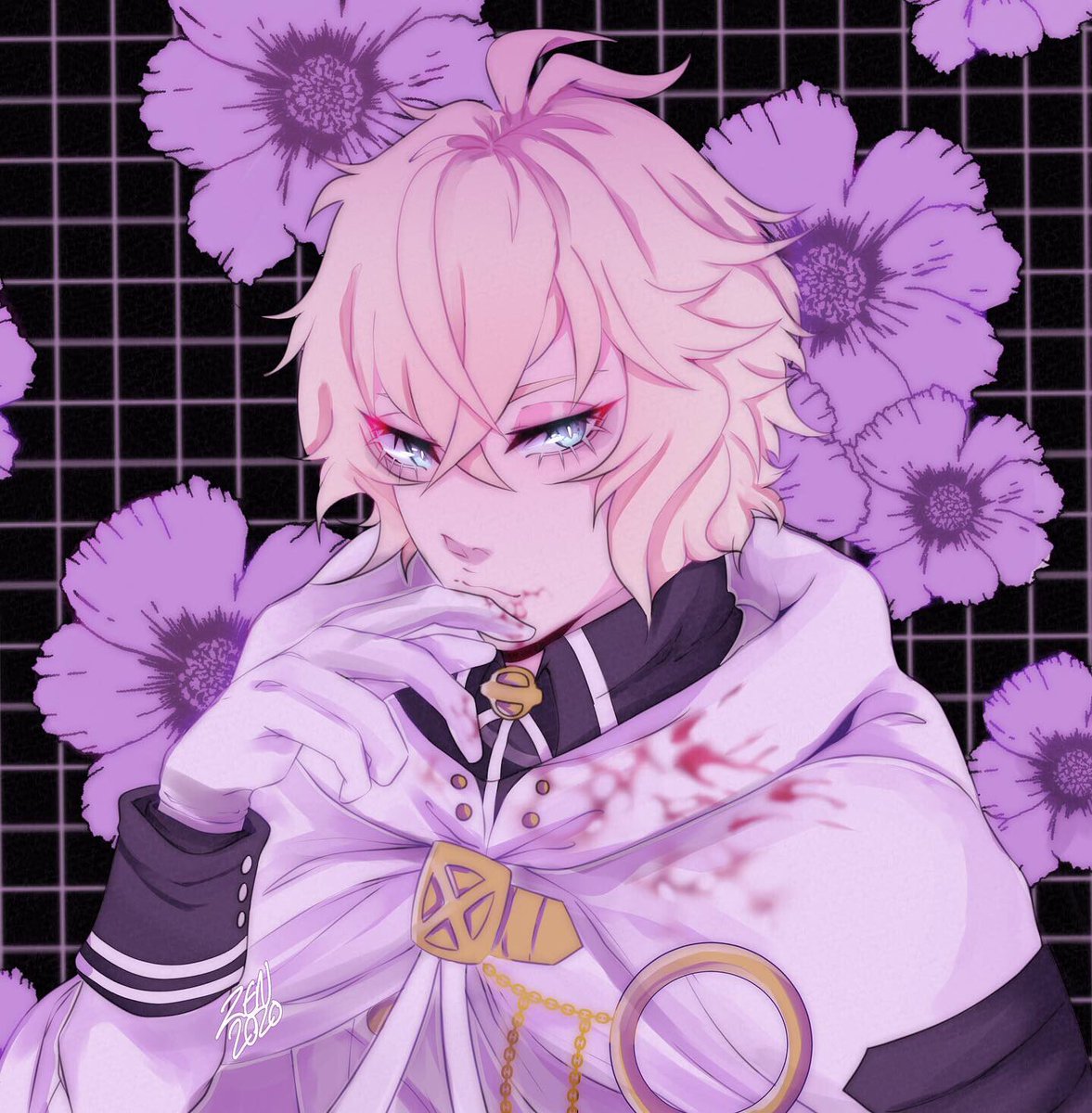 zenphir_'s tweet photo. #art #artist #artistsupportpledge #ArtistOnTwitter #arts #artwork #anime #animeart #animeartist #manga #mangaart #mangaartist #otaku #weeb #kawaii #cute #ons #OwariNoSeraph #serephoftheend #Animemes #fanart #fandom #aesthetic #purple #flower #Vampire https://t.co/mAqsHhsBUV
