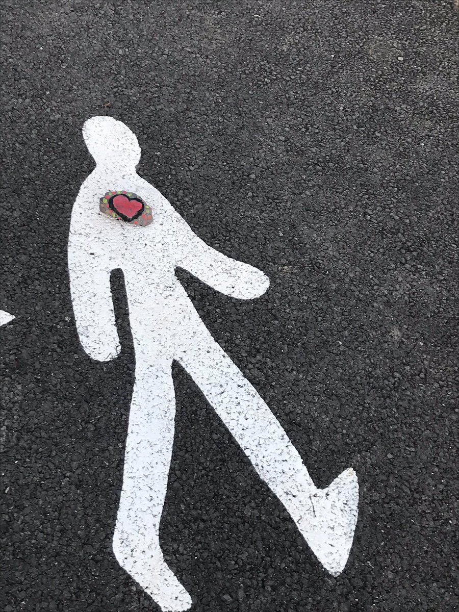MonHarding's tweet photo. Found another of the Clondalkin #happyrocks and moved it along #walkingthroughthecrisis https://t.co/ygrNk96YmP