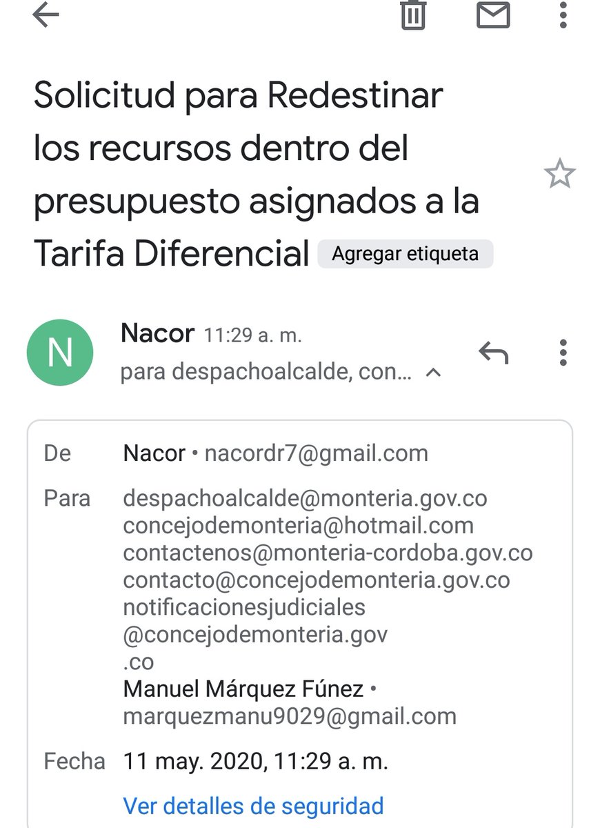 nacordr7's tweet photo. En compañía del amigo @MarquezFunez radicamos en horas de la mañana solicitud al Alcalde @caordosgoitia y @concejomonteria para usar los recursos de #TarifaDiferencial y redestinarlos a matrículas, datos, internet y equipos tecnológicos de estudiantes estratos 1, 2 y 3. #Monteria https://t.co/sLYzyNGQdo