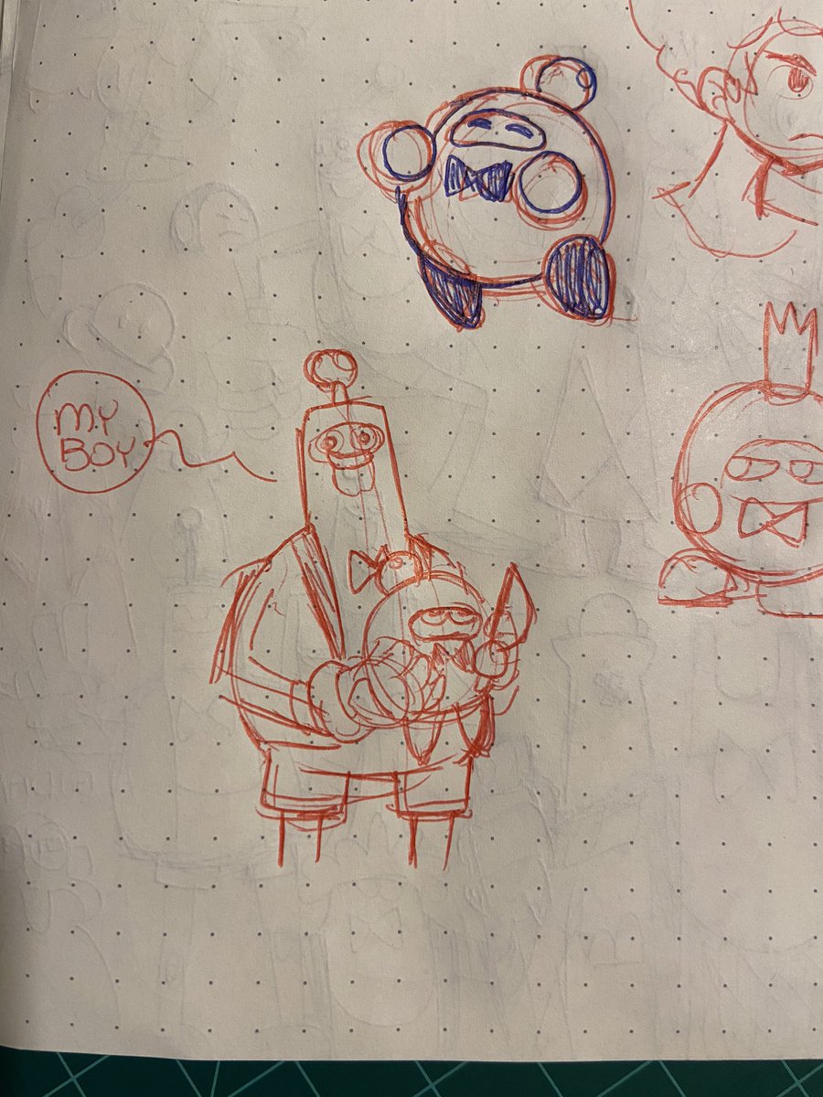 Been doodling a bunch in my sketchbook lately. 