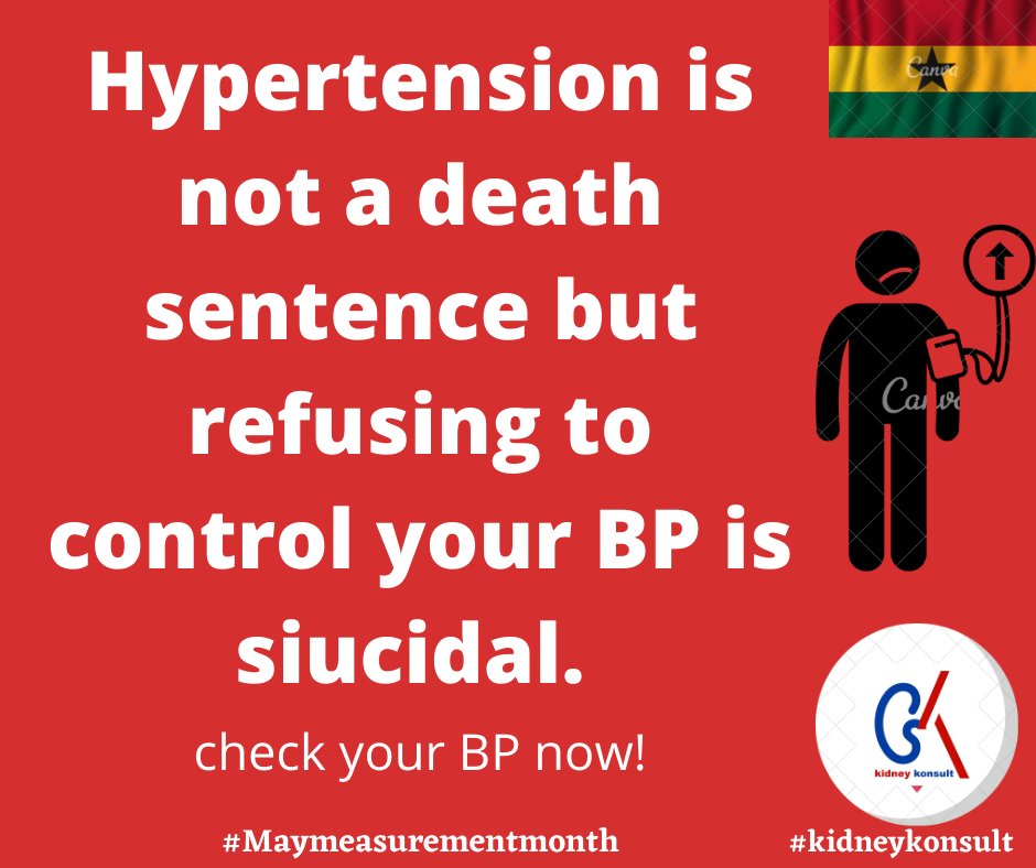 elliotktannor's tweet photo. Have you checked your blood pressure yet? 
Knowing your blood pressure will prevent complications.
#checkyourBPnow! #kidneykonsult https://t.co/GEltGYYxNu