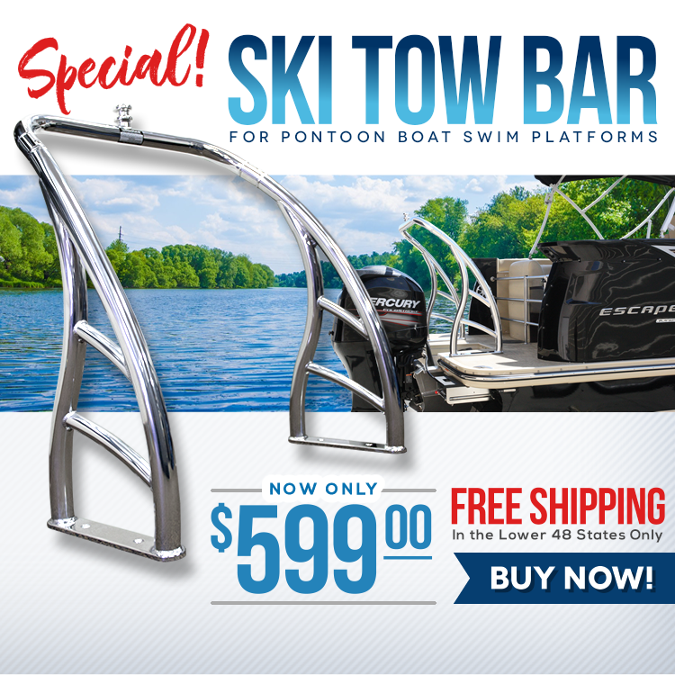 AWakeboarding's tweet photo. Pontoon Ski Tow Bar: A Limited Time Special Offer plus FREE Shipping!
The perfect DIY upgrade for pontoon boat owners - supplies are limited!
#aerialwakeboarding #wakeboard #wakesurf #wakeboardtower #boattrader https://t.co/rreGyDXxsk